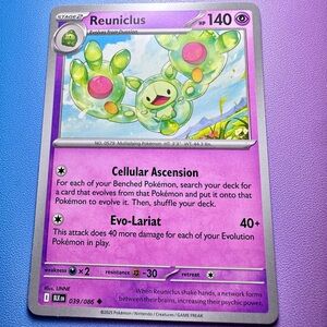 reuniclus - 039/086 (uncommon) — pokemon: black bolt